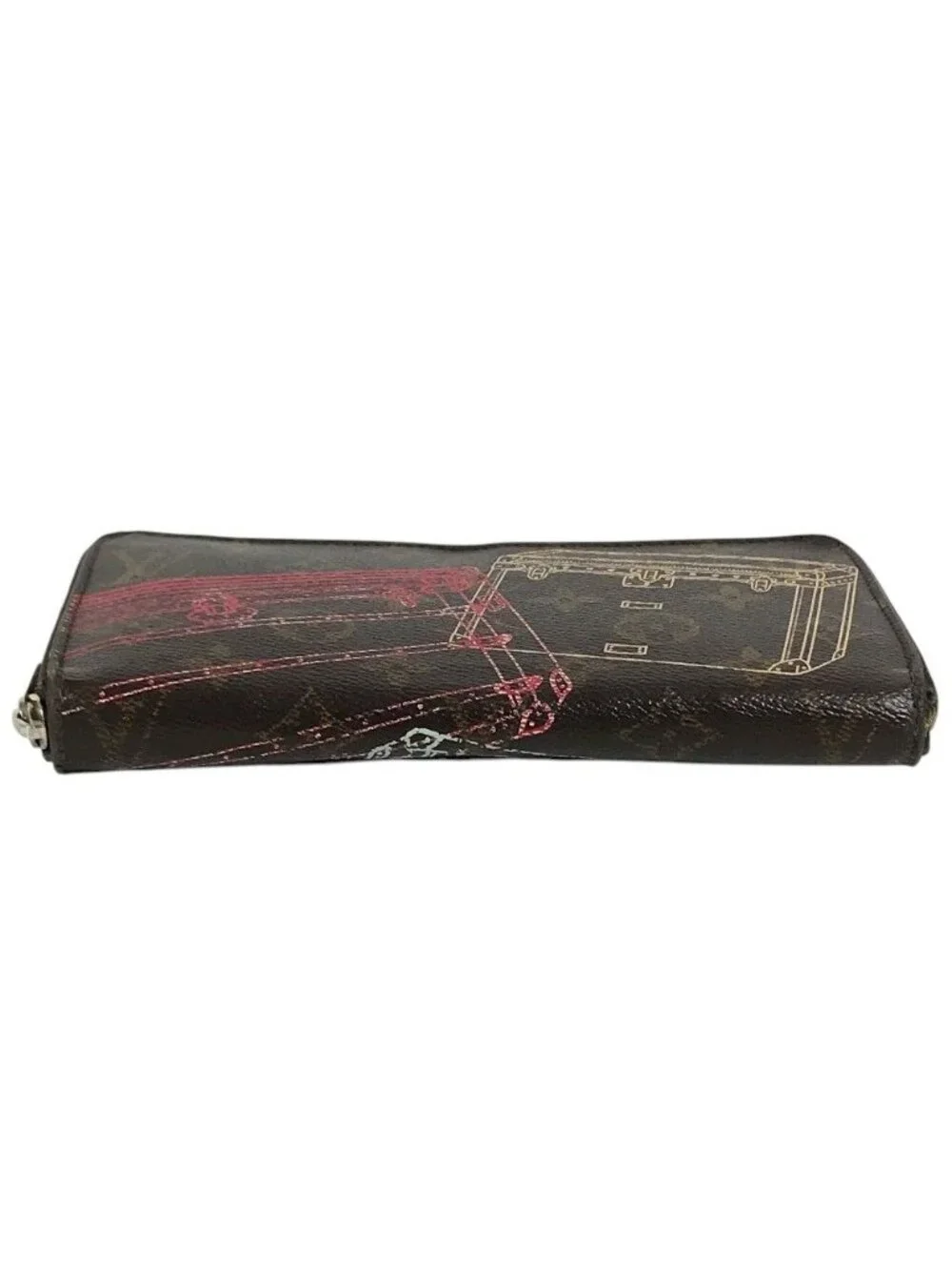 Louis Vuitton Wallet Zippy Monogram Canvas Brown